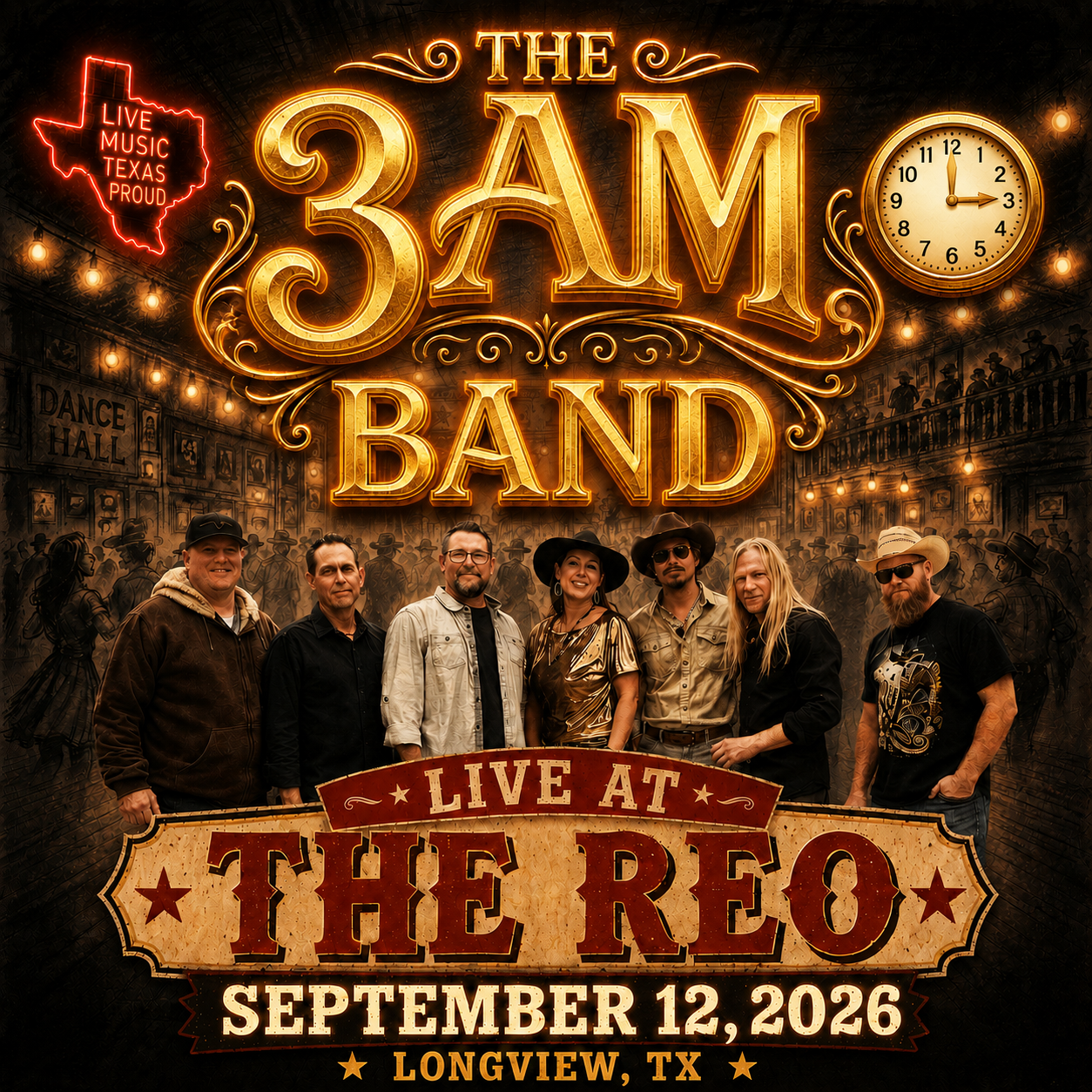 The 3am Band Live at The Reo In Longview